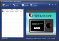 Wondershare Flash to Zune Converter screenshot